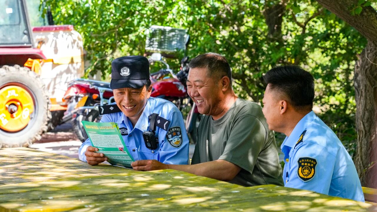 以生态警务为笔 绘就绿色兴安新画卷 